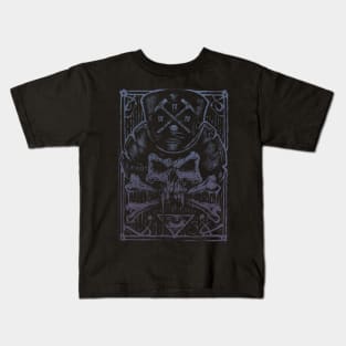 "ARKAIN TOP HAT SKULL" Kids T-Shirt